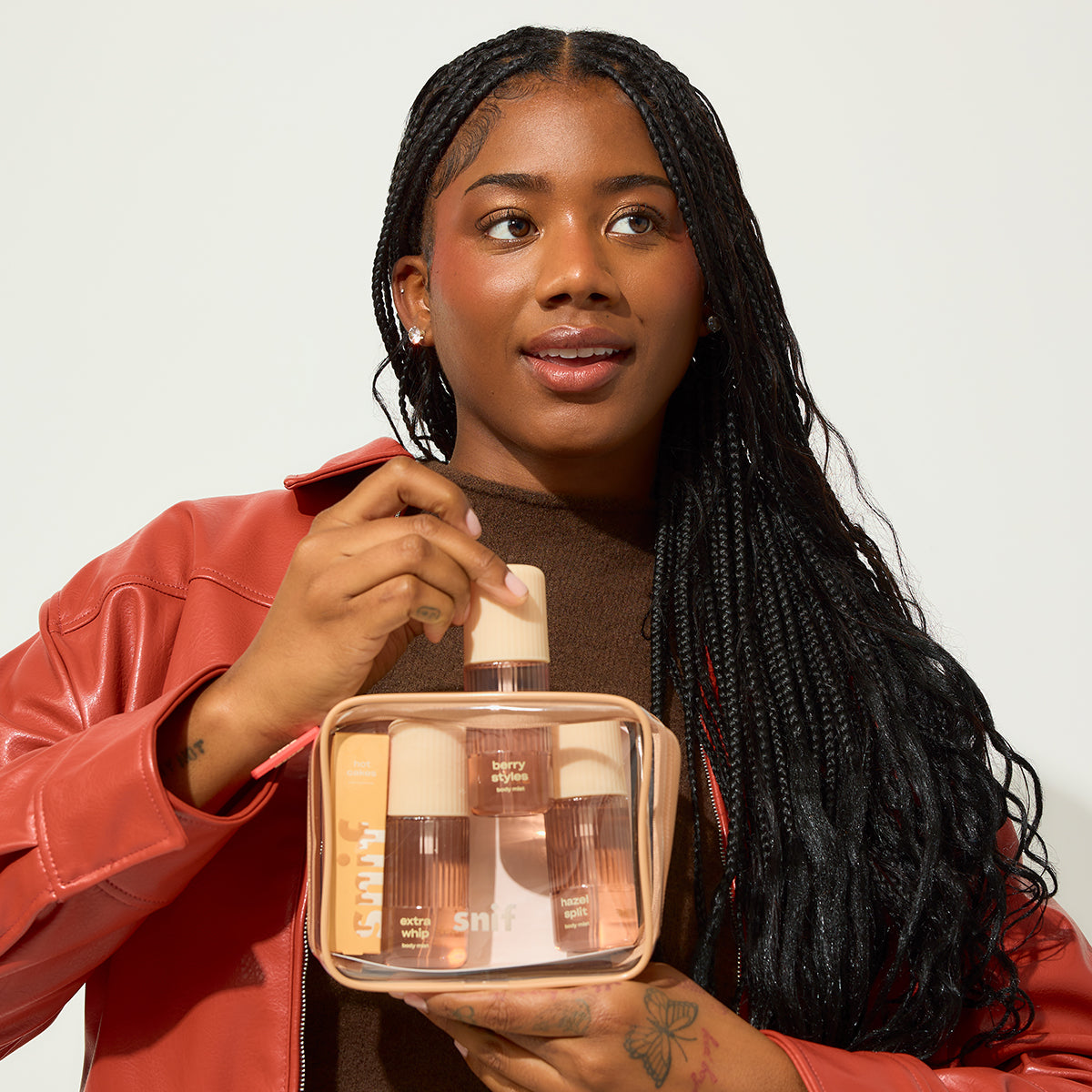 10 ml fragrance + (3) 2.5 oz body mists