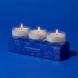 (3) votive candles