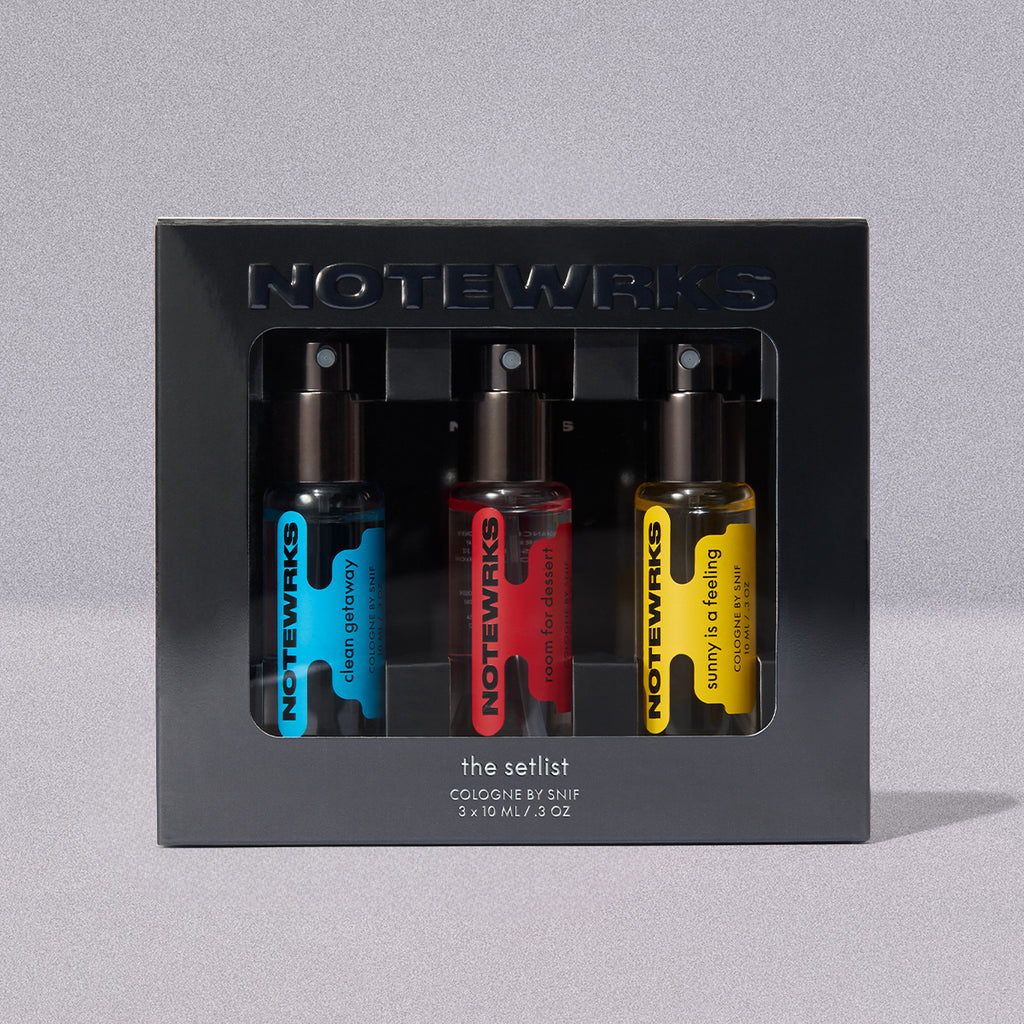 The Setlist Mini Bundle | Travel-Size Cologne | Notewrks by Snif