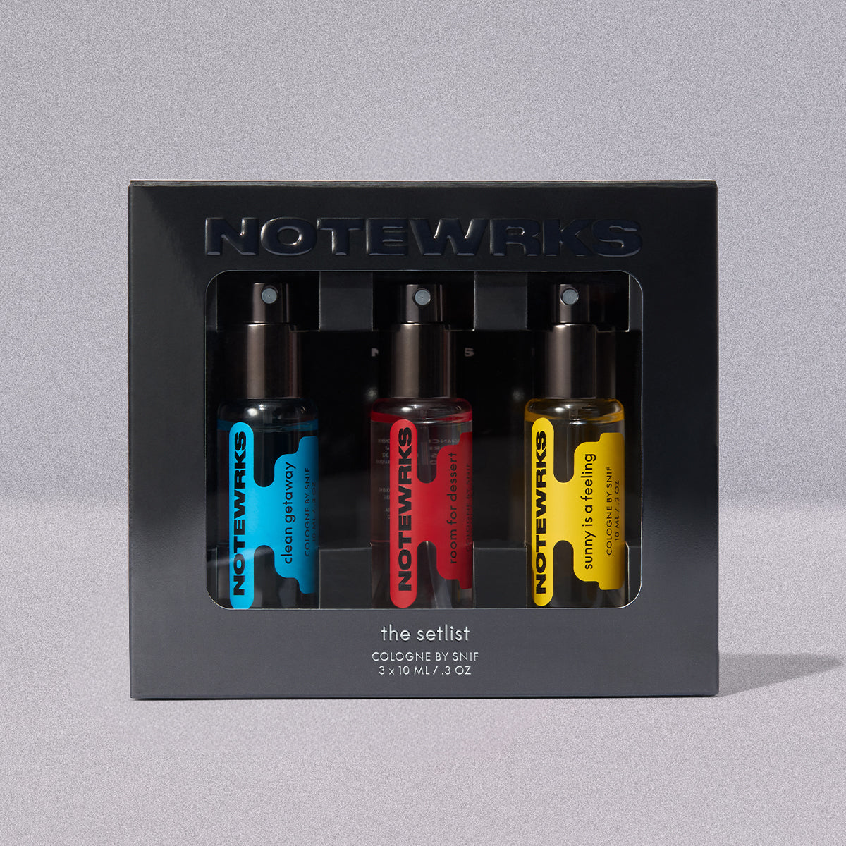 The Setlist Mini Bundle | Travel-Size Cologne | Notewrks by Snif