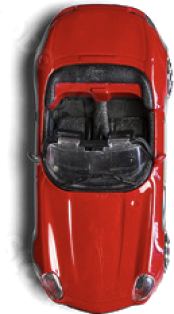 red convertible car