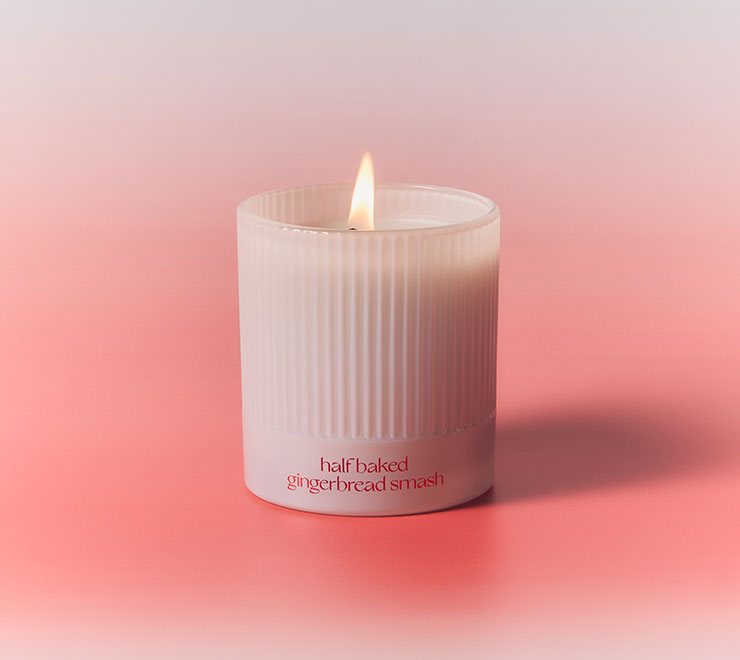 Half Baked Gingerbread Smash Candle