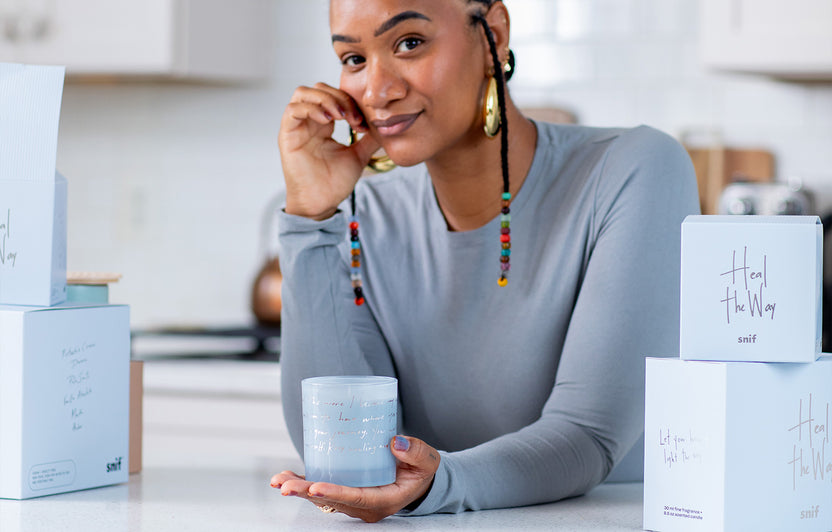 Heal the Way | Alex Elle Pistachio Candle | Snif