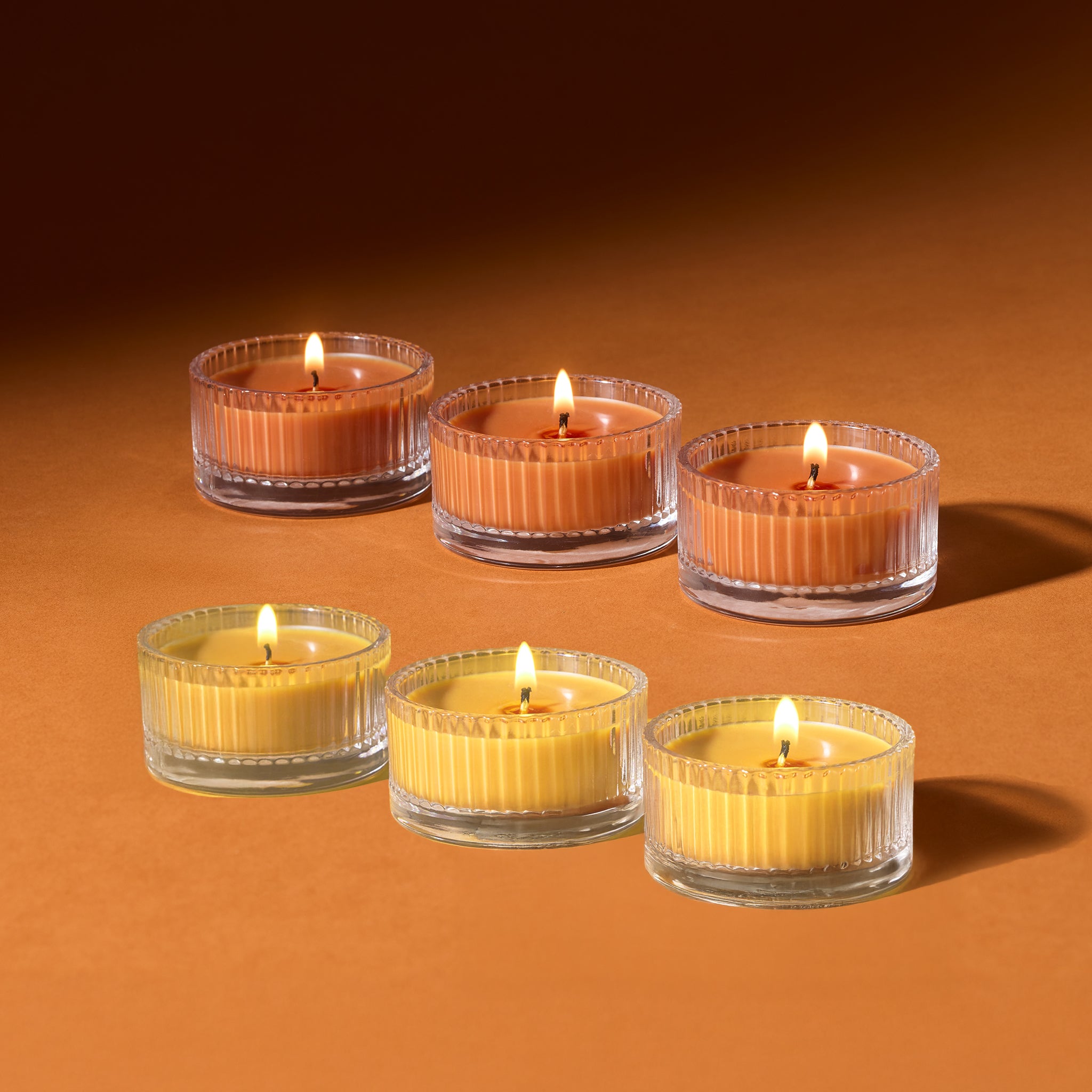 Harvest Votive Set Bundle | Pumpkin and Apple Candle Set | Snif