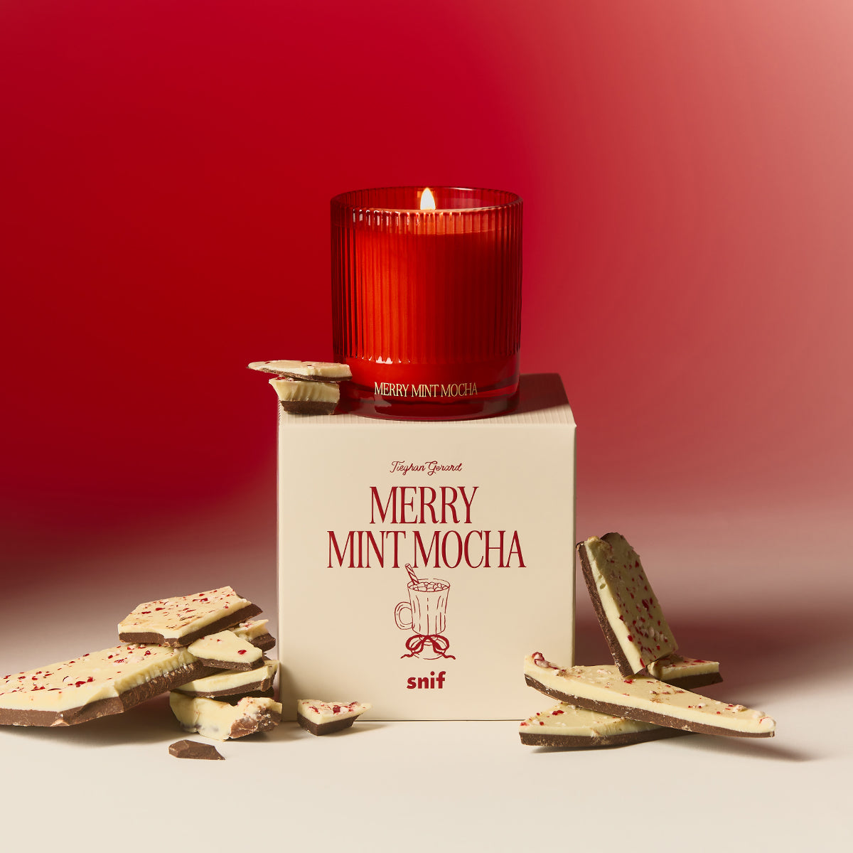 Merry Mint Mocha Candle | Peppermint Holiday Candle | Snif