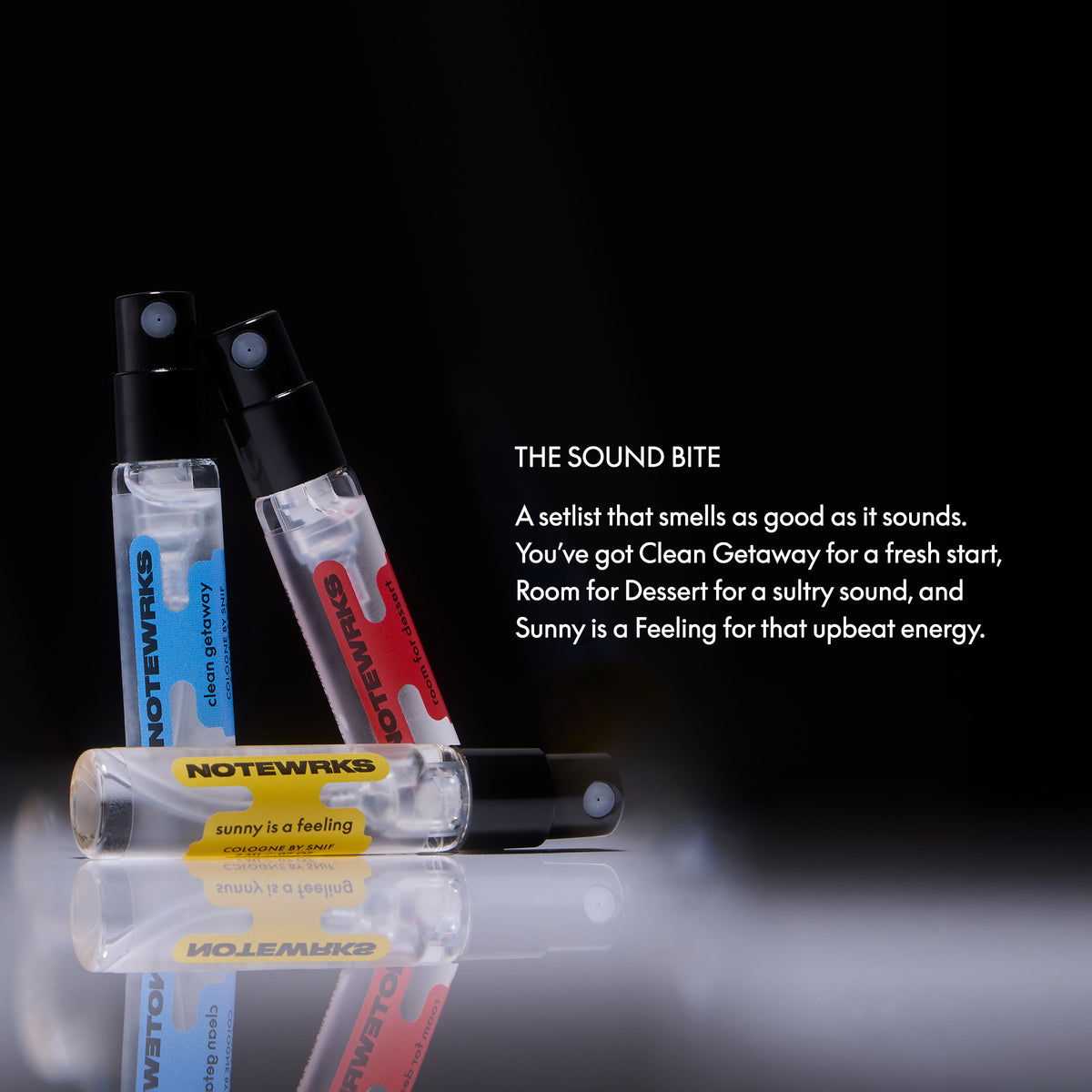 SETLIST SAMPLE SET - 3 x 2 ML COLOGNES